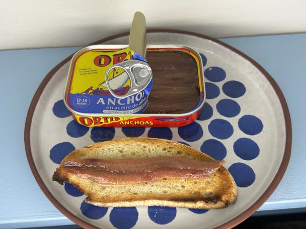 Best tinned fish Indybest review Ortiz anchovies on toast